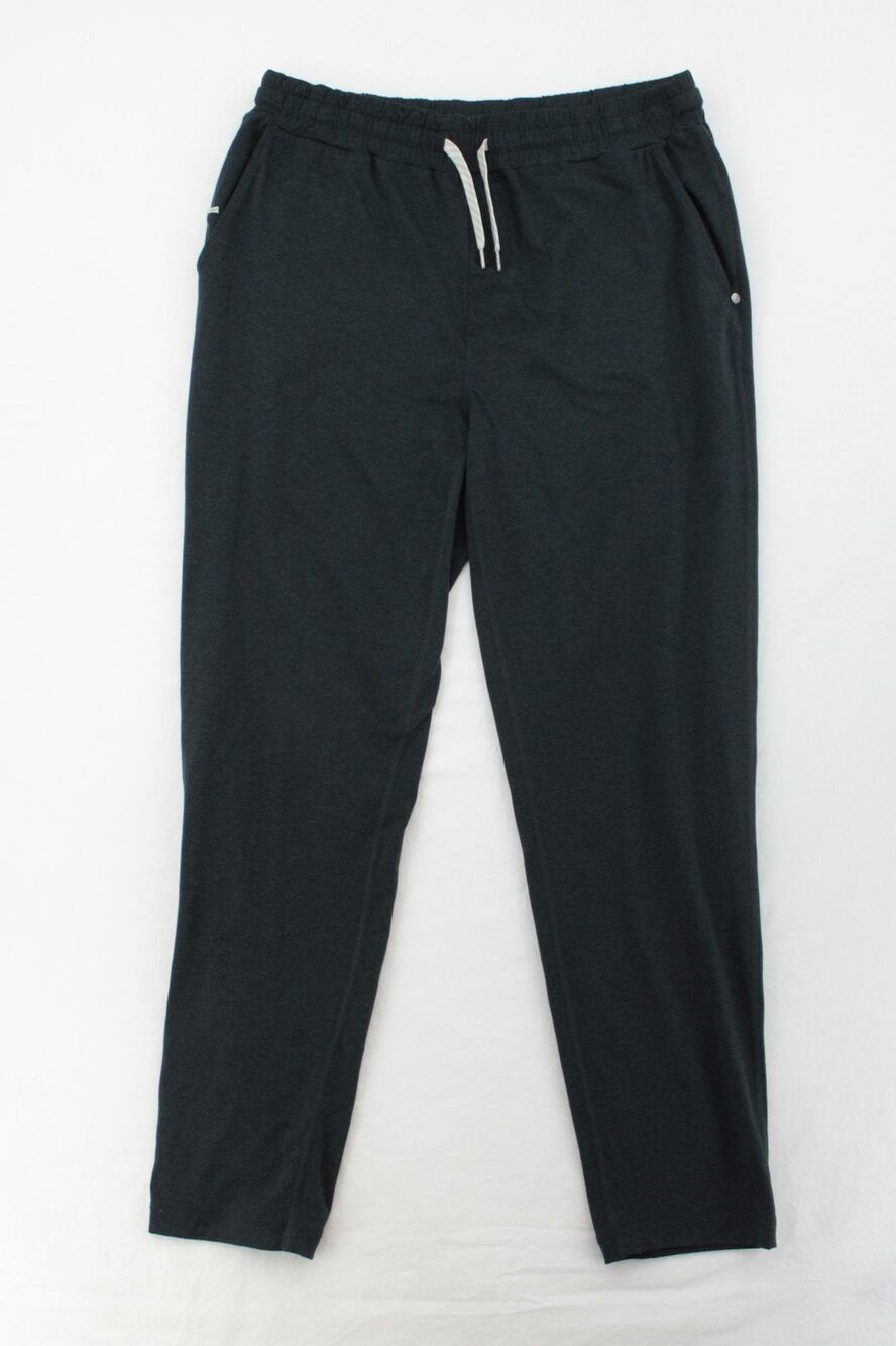 Vuori Ponto Performance Pants Mens XL Charcoal Gray Drawstring Athleisure GYM